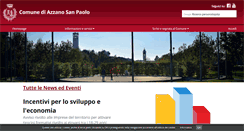 Desktop Screenshot of comuneazzanosanpaolo.gov.it